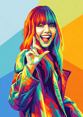 Lisa BlackPink Pop Art