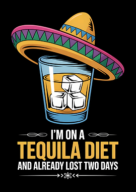 Tequila Diet Funny Quote