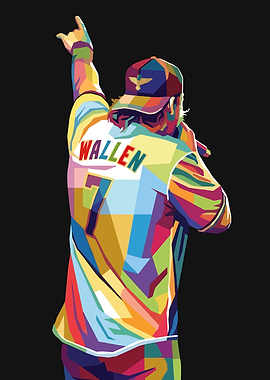 Morgan Wallen WPAP Art