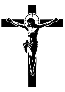 Jesus Christ Crucifixion Silhouette
