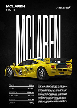 McLaren F1 GTR Race Car