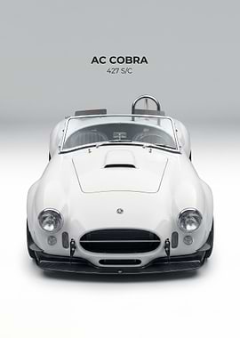 AC Cobra 427 S car poster