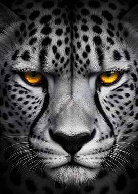 Close-up of a Cheetah's Face