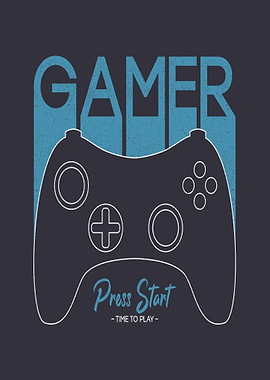 Gamer Controller Press Start