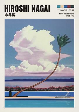 Hiroshi Nagai Pacific Breeze Collection Poster