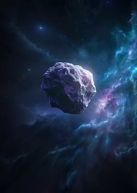 Asteroid in Nebula