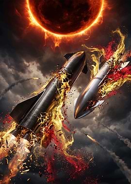 Rockets Exploding Near Sun