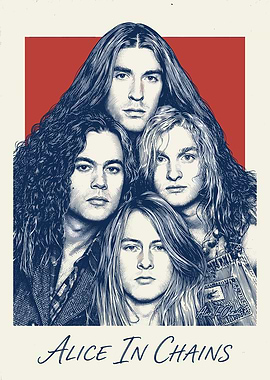 Alice In Chains Band Portrait