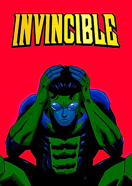 Invincible Character with Hands on Head