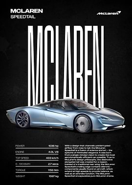 McLaren Speedtail Hypercar