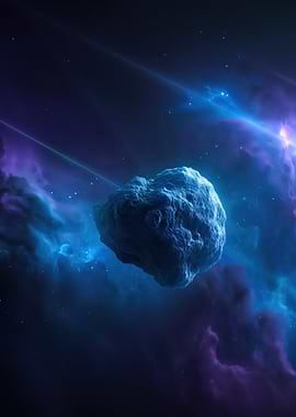 Asteroid in Nebula
