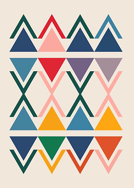 Geometric Triangle Pattern