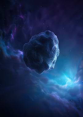 Asteroid in Nebula