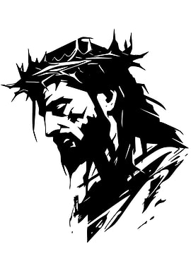Jesus Christ with Crown of Thorns