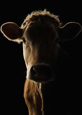 Close-up of a Brown Cow