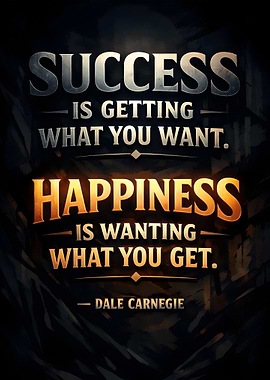 Success and Happiness Quote
