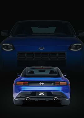 Nissan Z Car Rear View