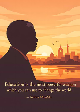 Nelson Mandela quote about education