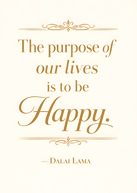Dalai Lama Quote on Happiness