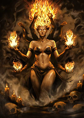 Fiery god