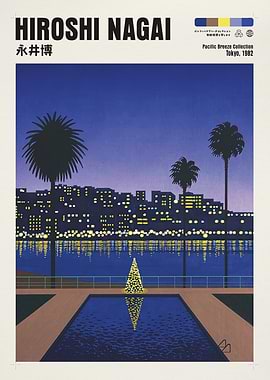 Hiroshi Nagai Tokyo 1982 Poster