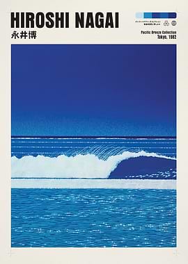 Hiroshi Nagai Wave Poster