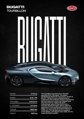 Bugatti Tourbillon Supercar