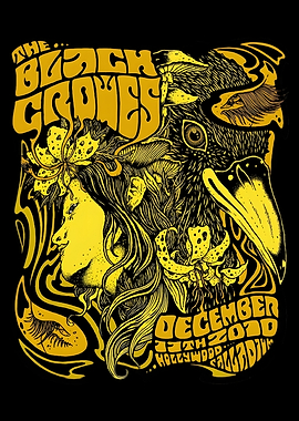 The Black Crowes Psychedelic Poster