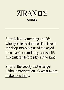 Ziran Chinese Philosophy