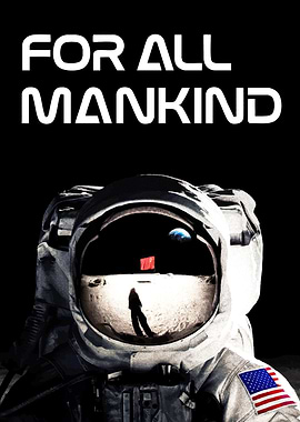 For All Mankind Astronaut on Moon