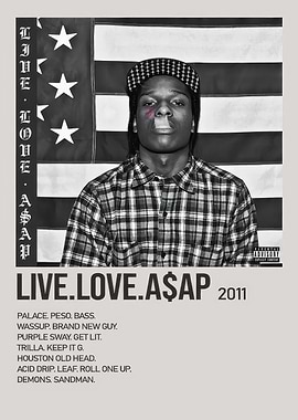 Live Love A$AP Album Cover Art