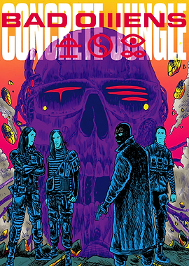 Bad Omens Concrete Jungle Skull