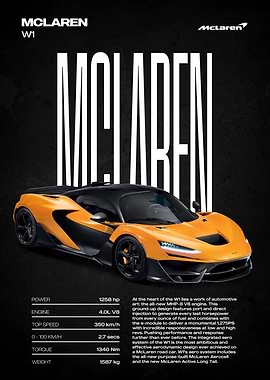 McLaren W1 Supercar