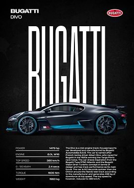 Bugatti Divo Sports Car