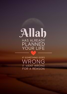 Allah has planned your life quote