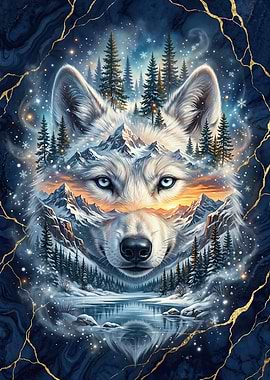 Wolf Spirit Landscape