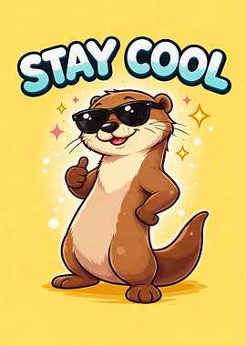 Cool Otter Giving Thumbs Up