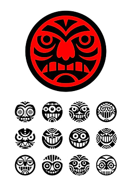 Tribal Masks and Faces Collection