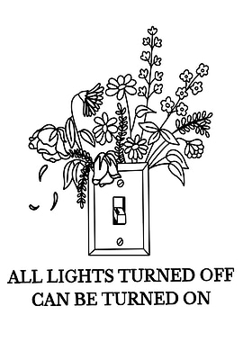 Floral Light Switch