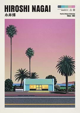 Hiroshi Nagai Retro Cityscape