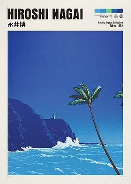 Hiroshi Nagai Pacific Breeze Collection Poster