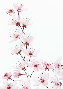 Delicate Pink Cherry Blossoms