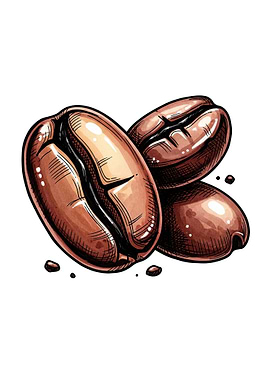 Three Coffee Beans