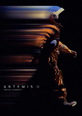 Artemis II Astronaut in Motion