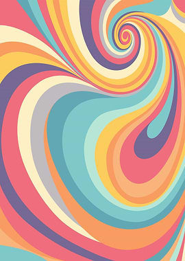 Psychedelic Swirl Pattern