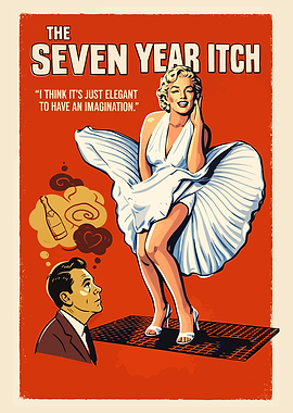 The Seven Year Itch Marilyn Monroe Poster