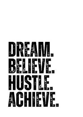 Motivational Text Art