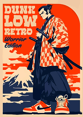 Samurai Warrior with Nike Dunks