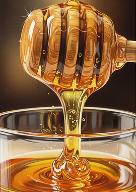 Honey Dripping from Dipper