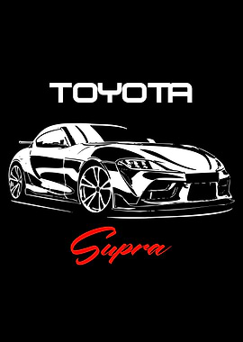 Toyota Supra Car Graphic